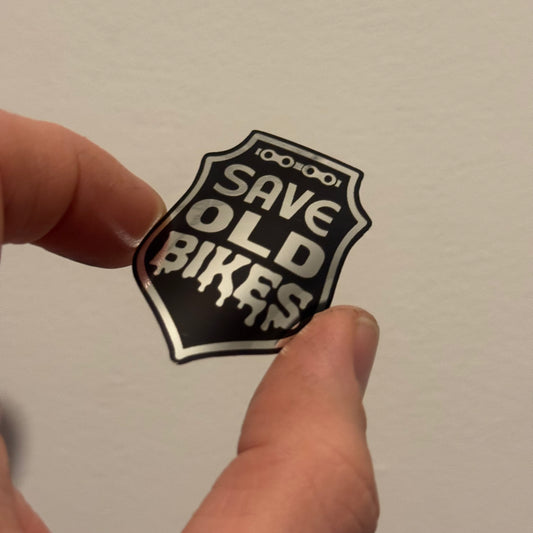 Save Old Bikes Metallic Black