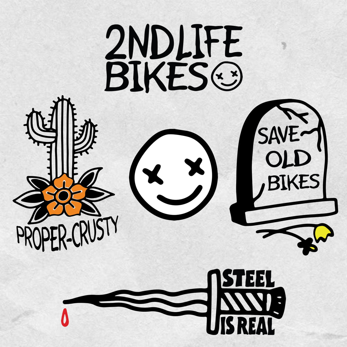 Save The Rim Brake Sticker Collections – saveoldbikes