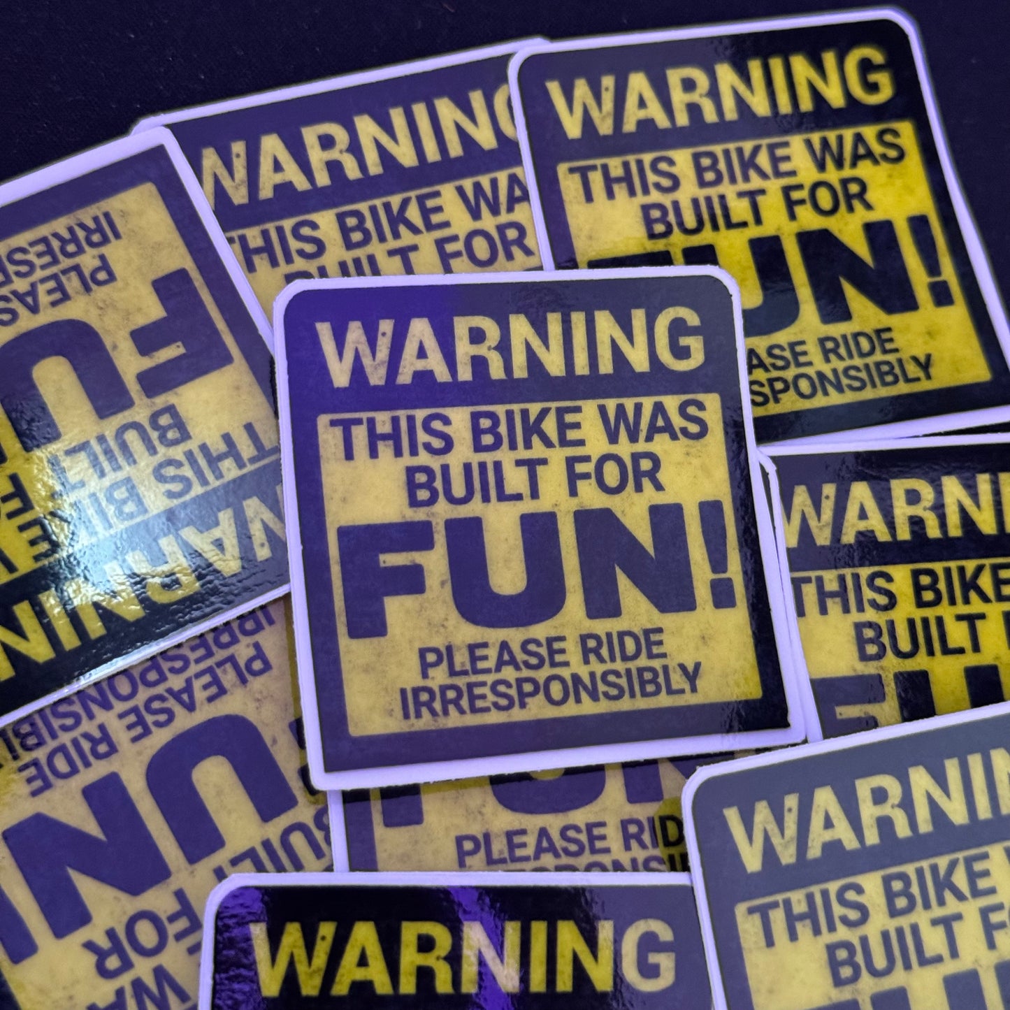 FUN Warning Sticker