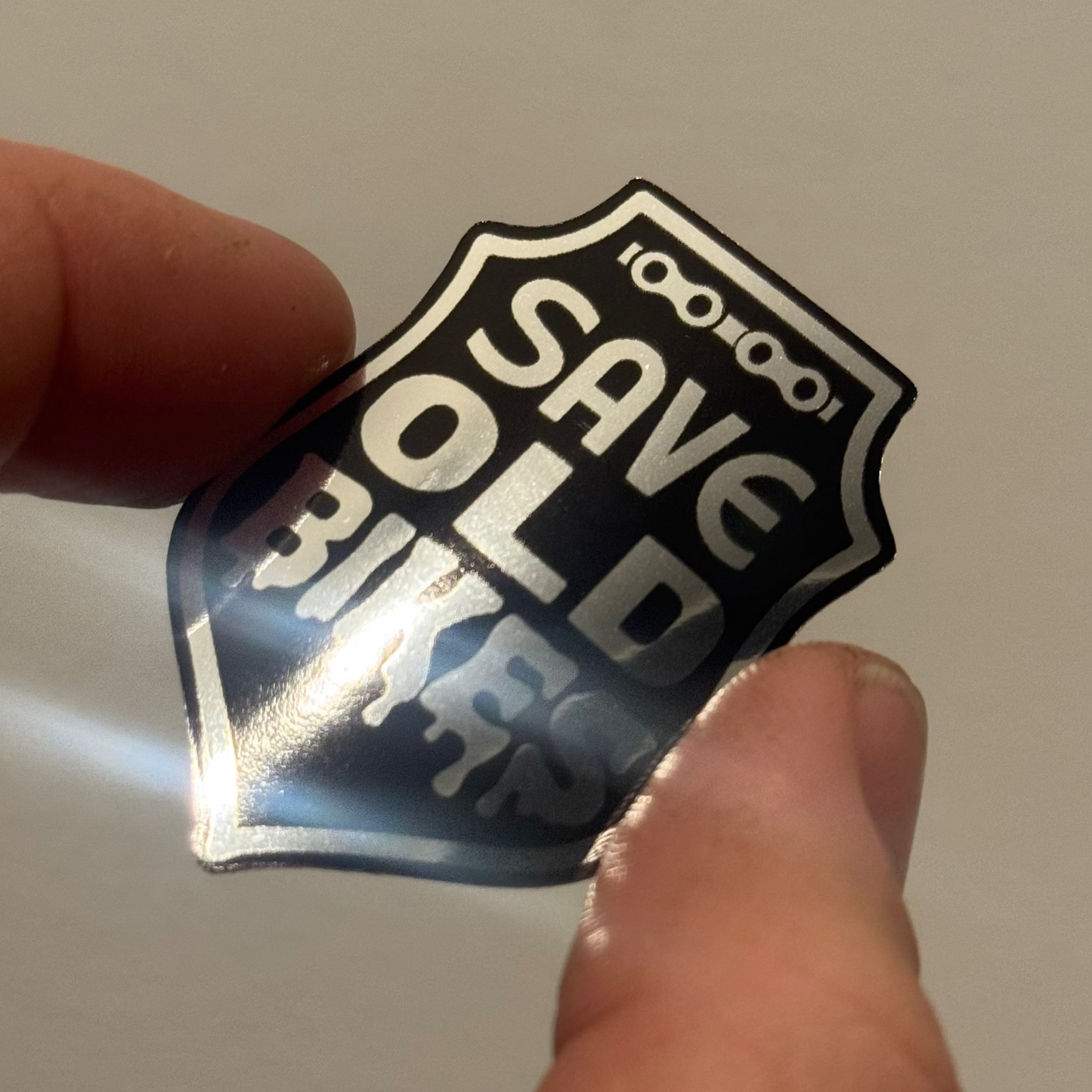 Save Old Bikes Metallic Black